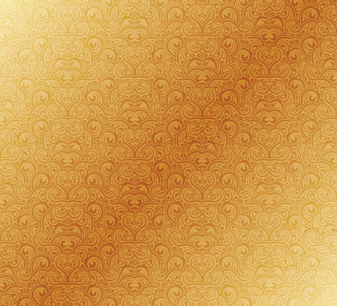 Golden Abstract Ornamental Pattern vector