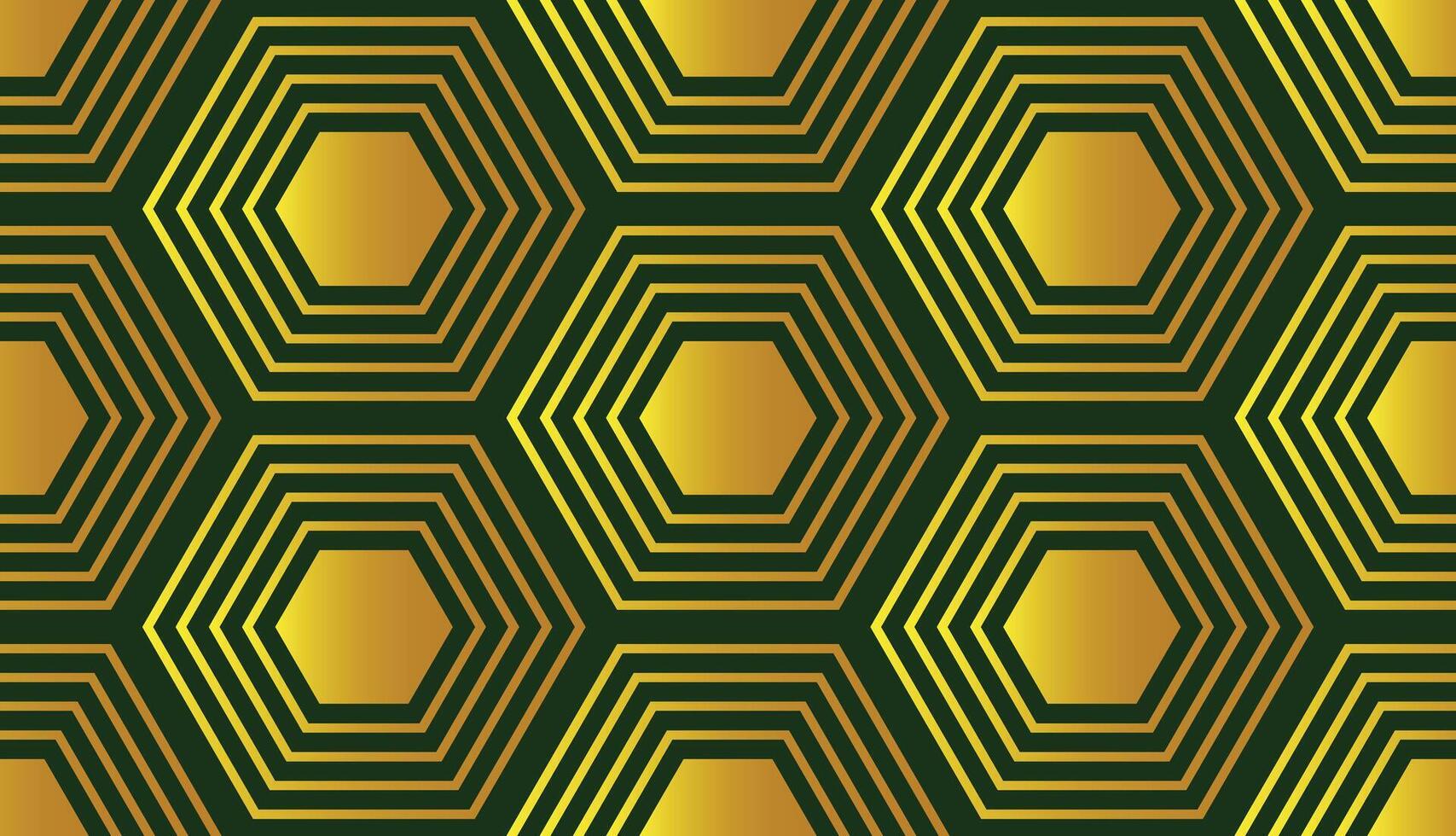 Gold outlined hexagons, elegant minimal design, premium digital wallpaper, chic abstract art, seamless vector