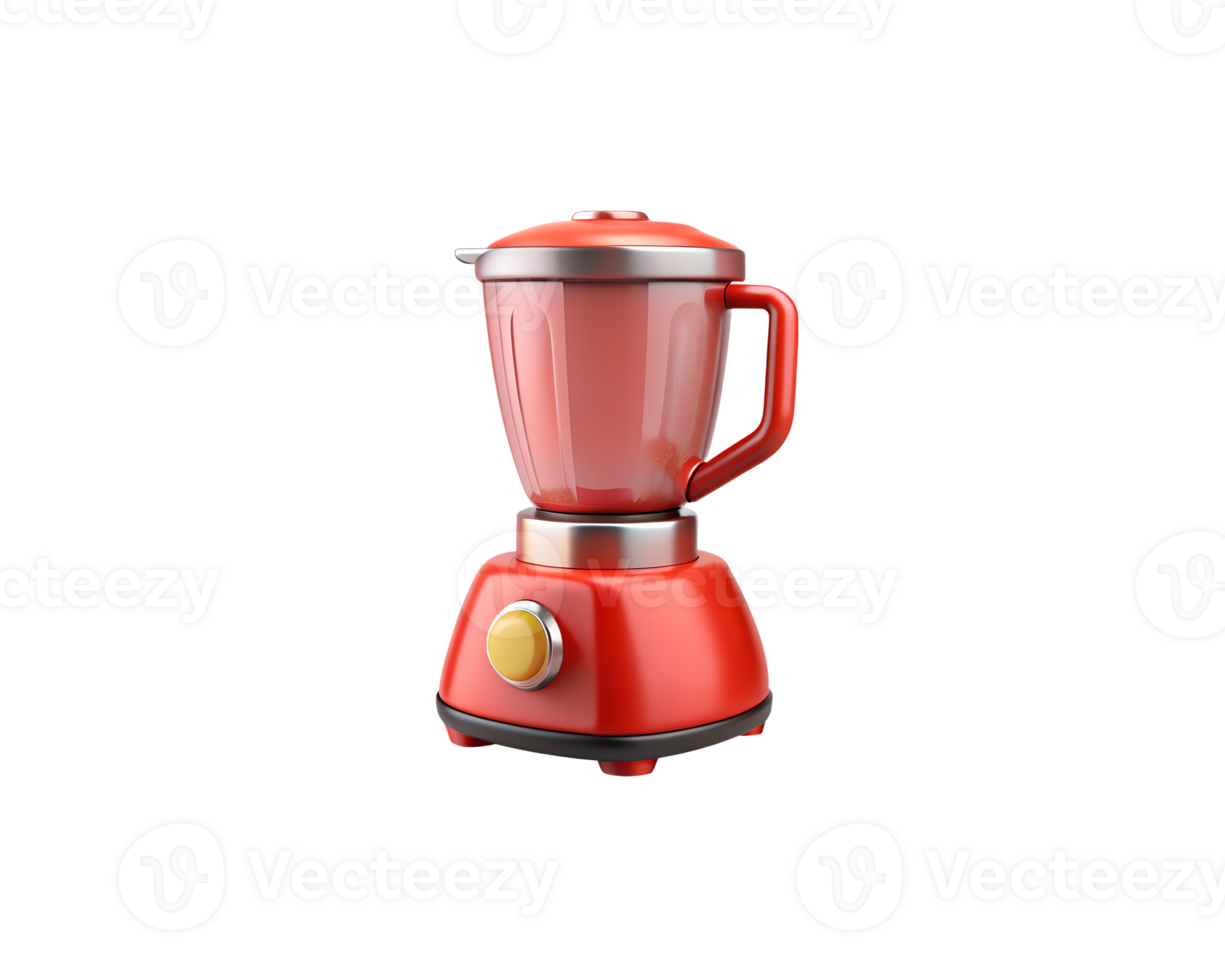 Red Retro Blender Illustration png