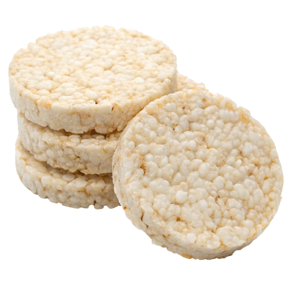 Stack of Puffed Rice Cakes png