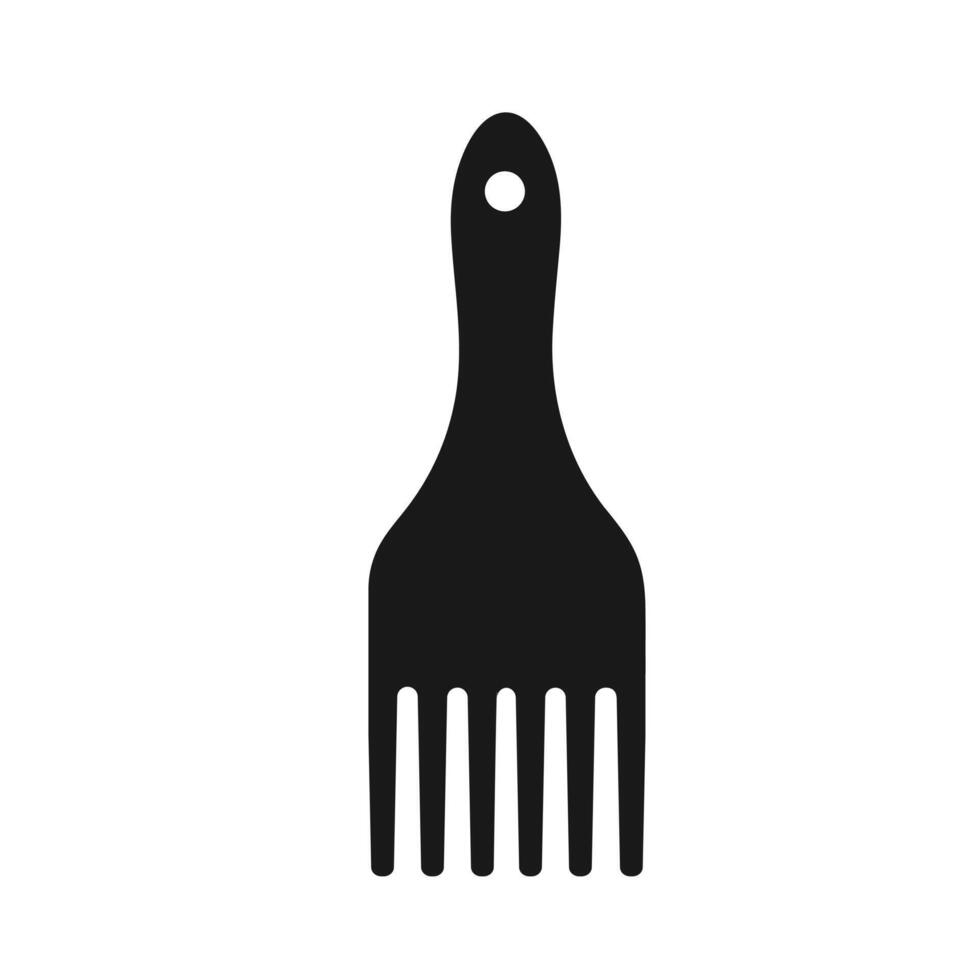 Paint brush icon. A solid black graphic symbolizing art, painting, creativity, decoration, and home improvement tools. vector