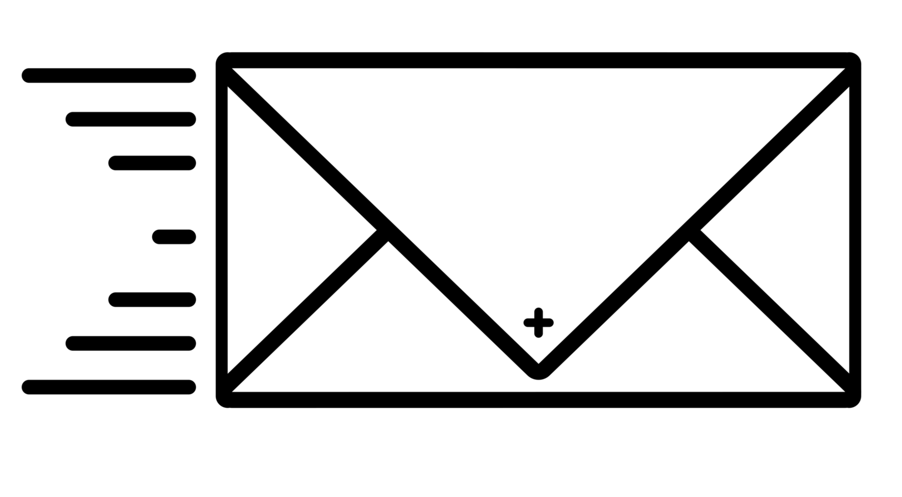 icon fast mail flat style png