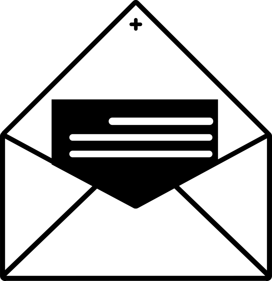 letter in envelope icon png
