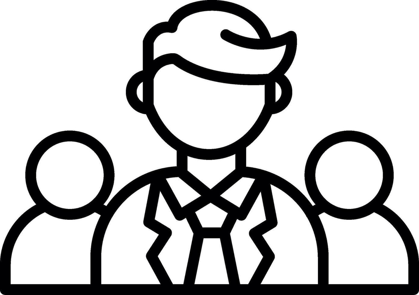 Group New creative style line icon design vector