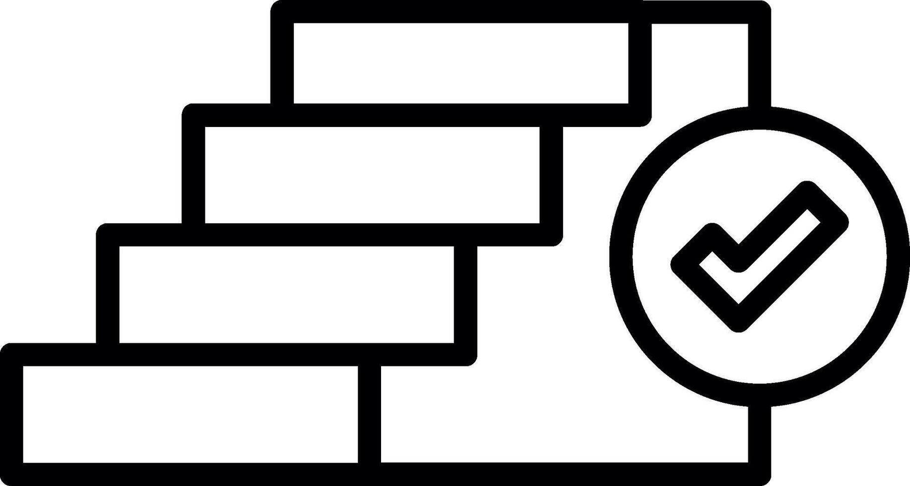 Stairs New creative style line icon creative vector