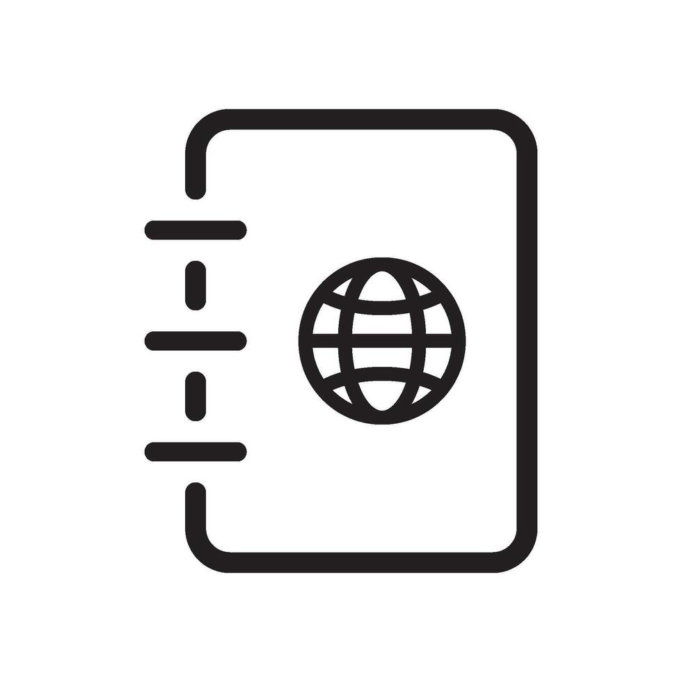 Address Book Icon vector