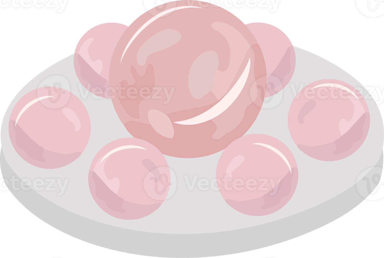 Seven Star Chakra Group, Array Rose Quartz Healing ball png