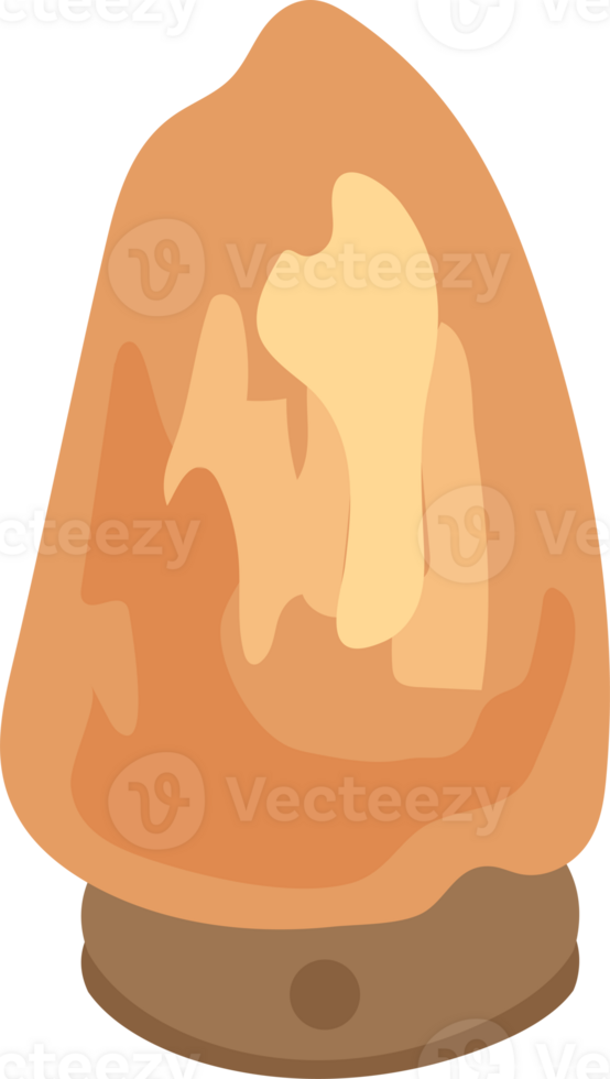 Illustration of a Himalayan Salt Lamp png