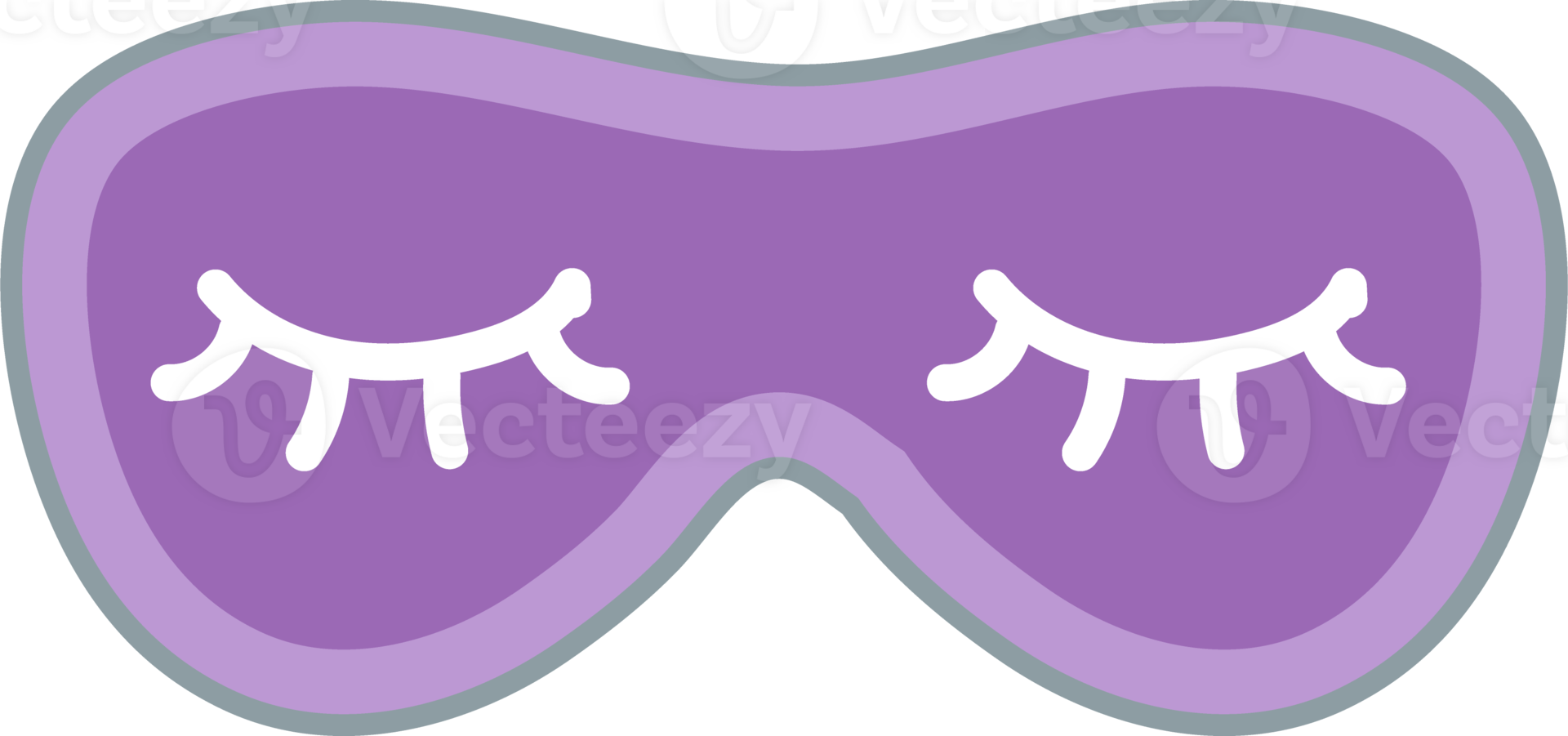 Illustration of a Purple Sleep Mask png