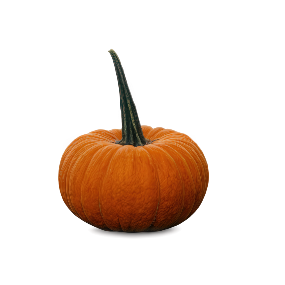 Pumpkin isolated on a transparent background. 3d illustration. png