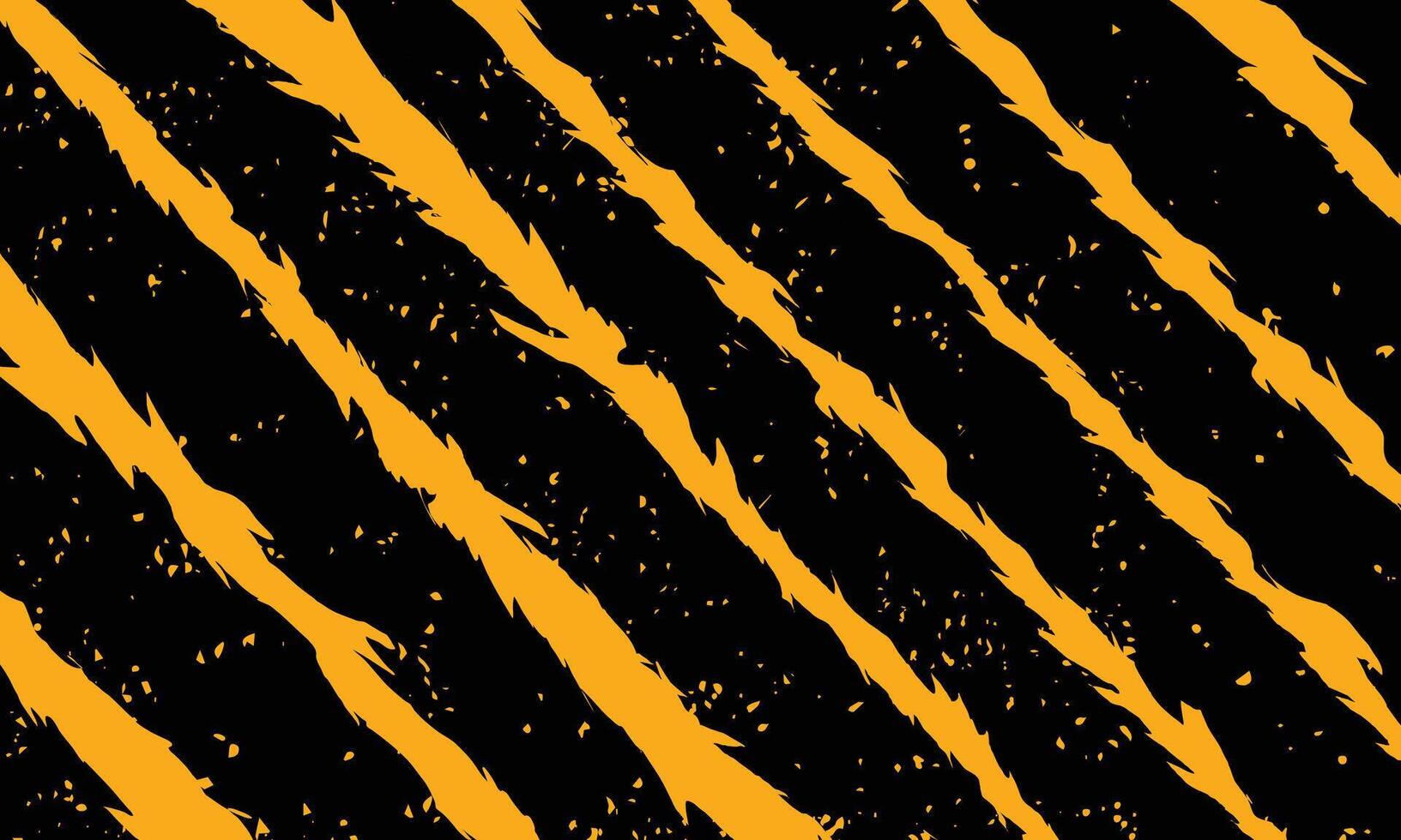 Abstract scratch black yellow grunge background vector
