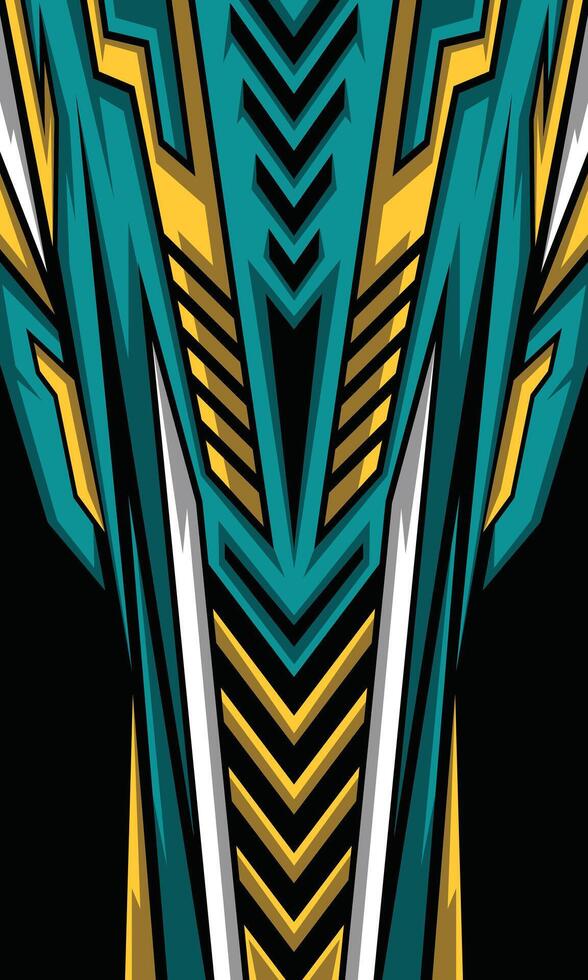 Abstract geometric stripes background for sublimation sports jersey vector
