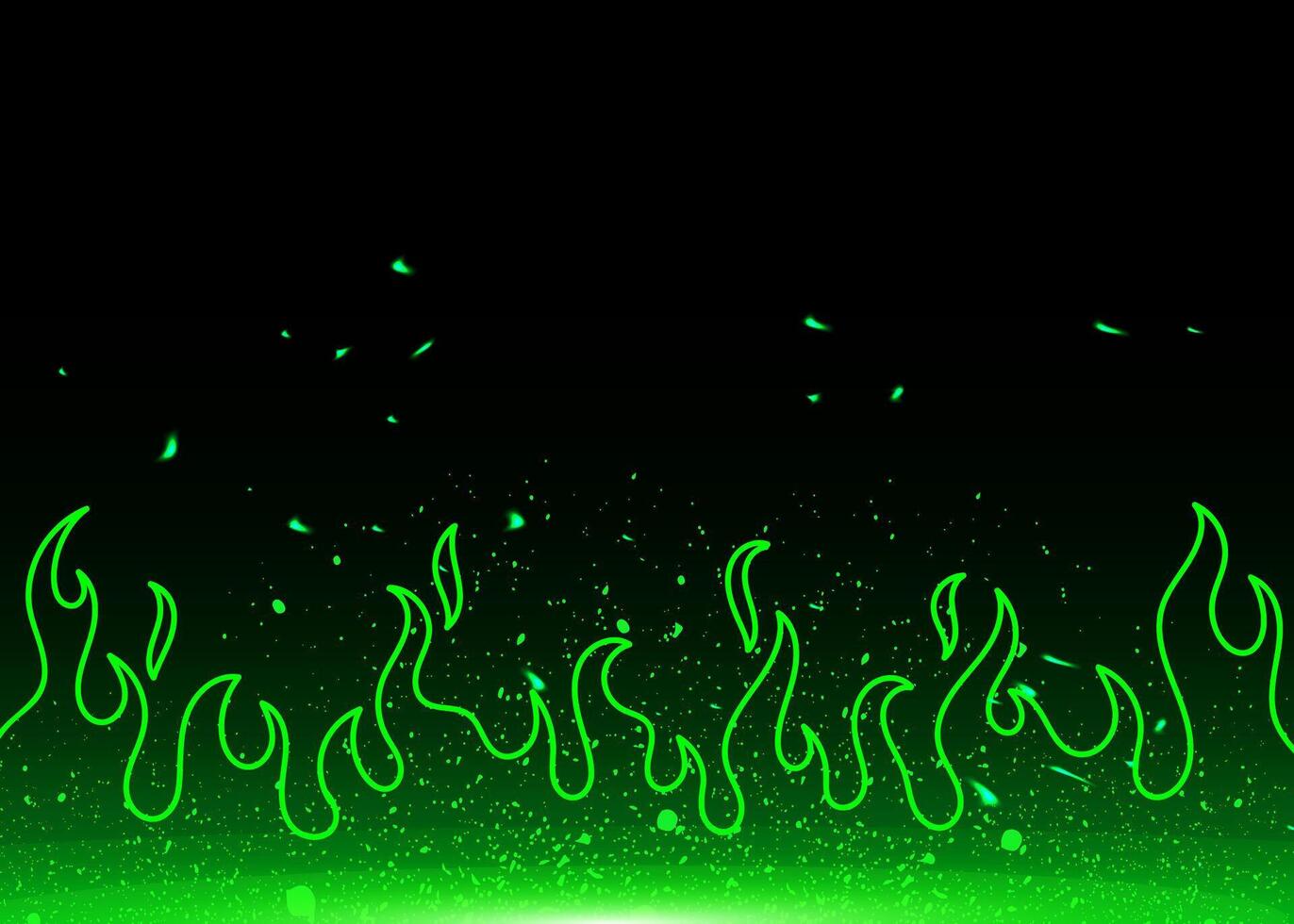 Graffiti Flame neon bacgkround with splatter spray paint effect vector
