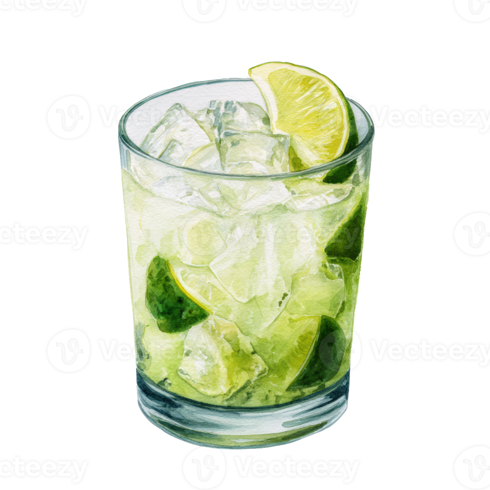 A glass of lime and ice with a lime wedge png