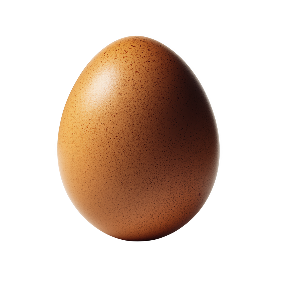 A Brown Egg with Smooth Shell png