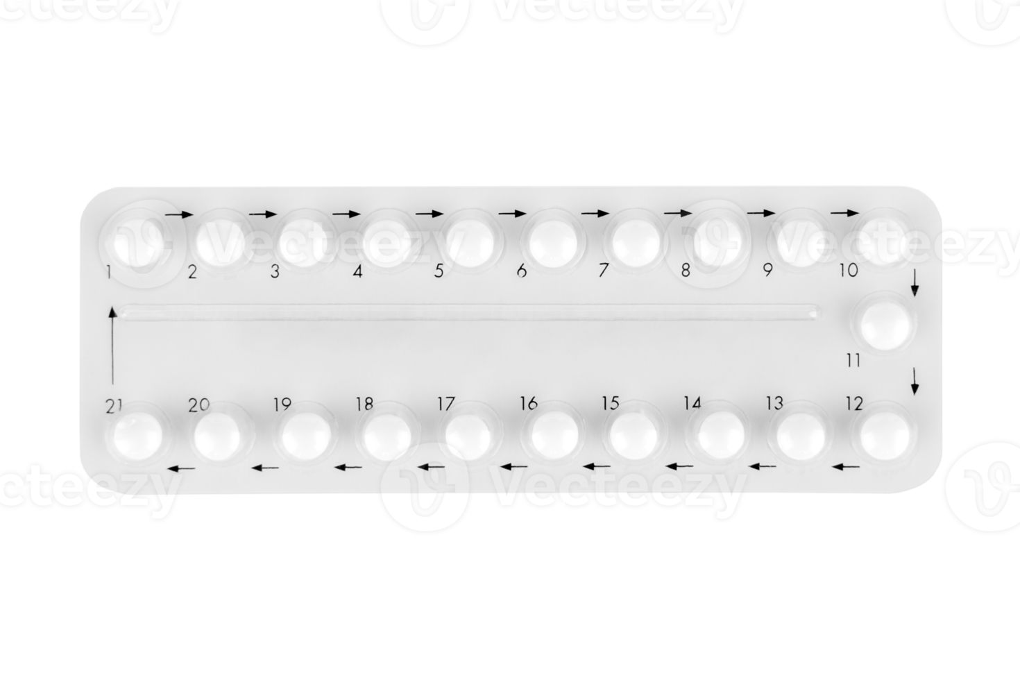 white hormonal pills isolated png