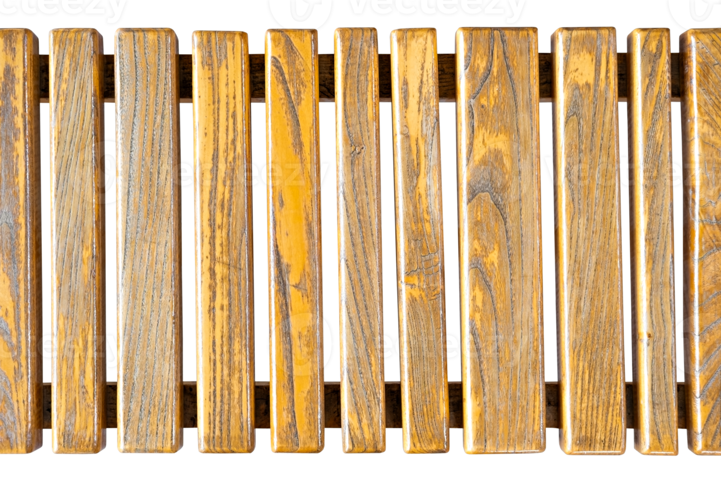 Brown wooden fence isolated png