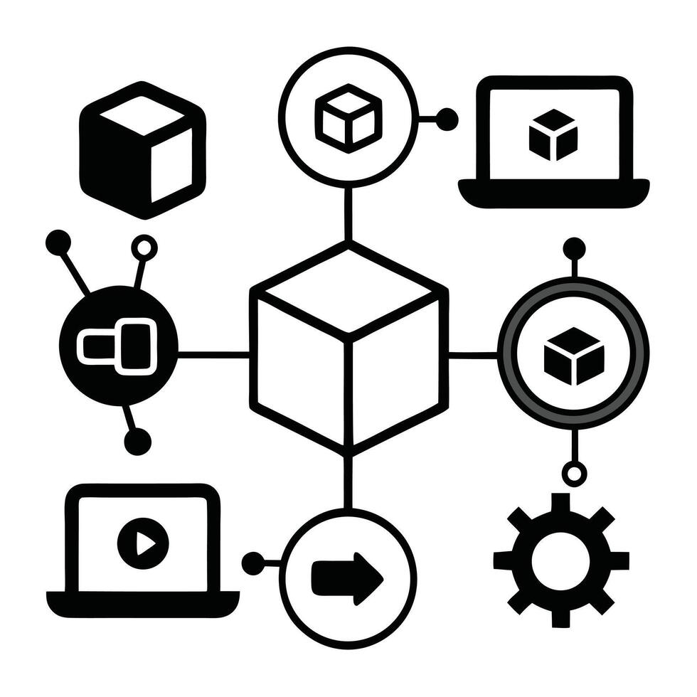 Data cube network interconnected systems and processes vector