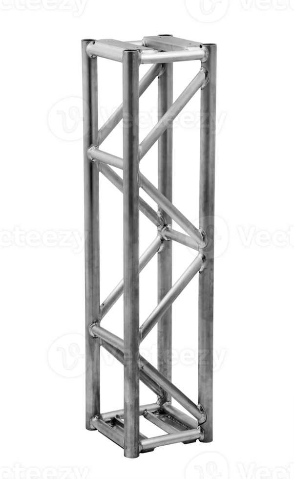 aluminum structure for setting up a show on a neutral background png