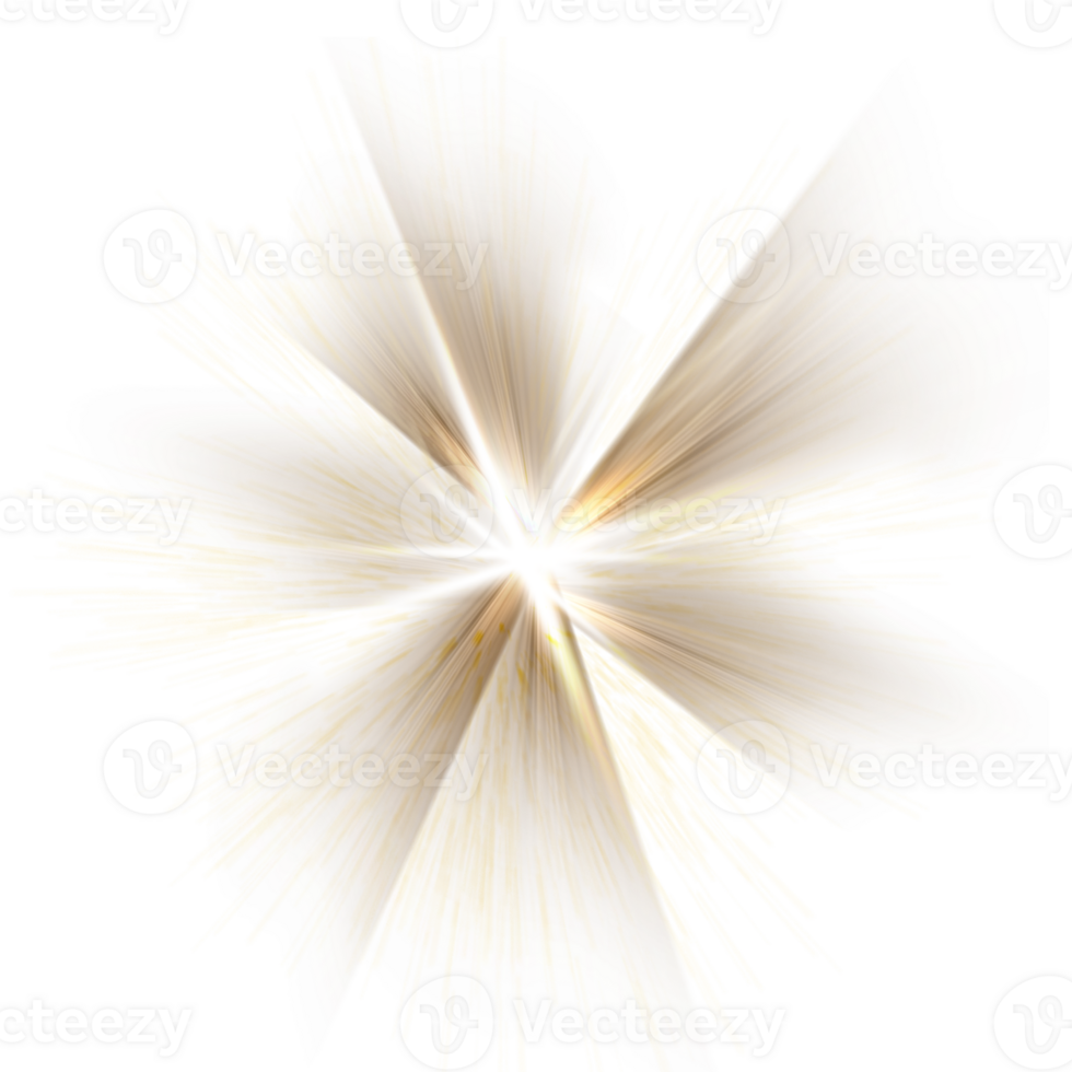 Glowing Warm Light Blast png