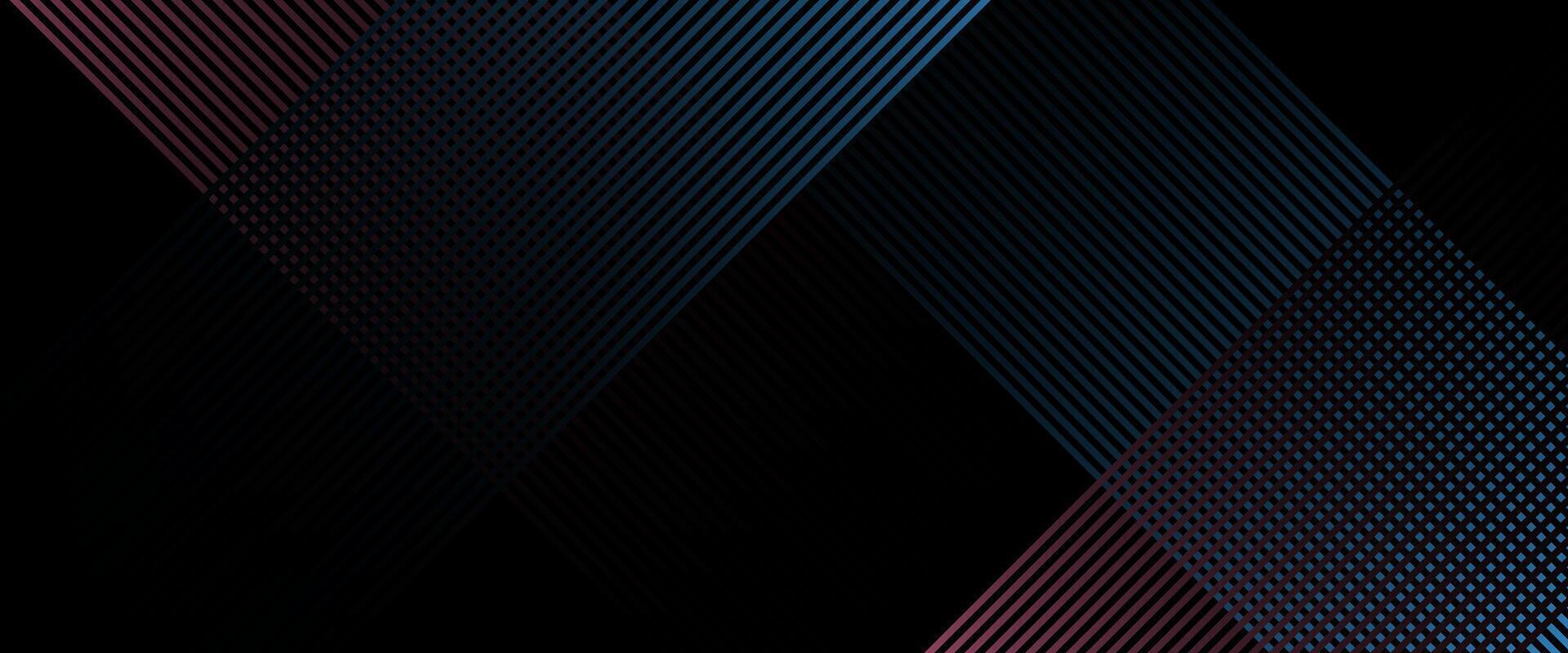 Abstract geometric pattern with blue and pink lines vector