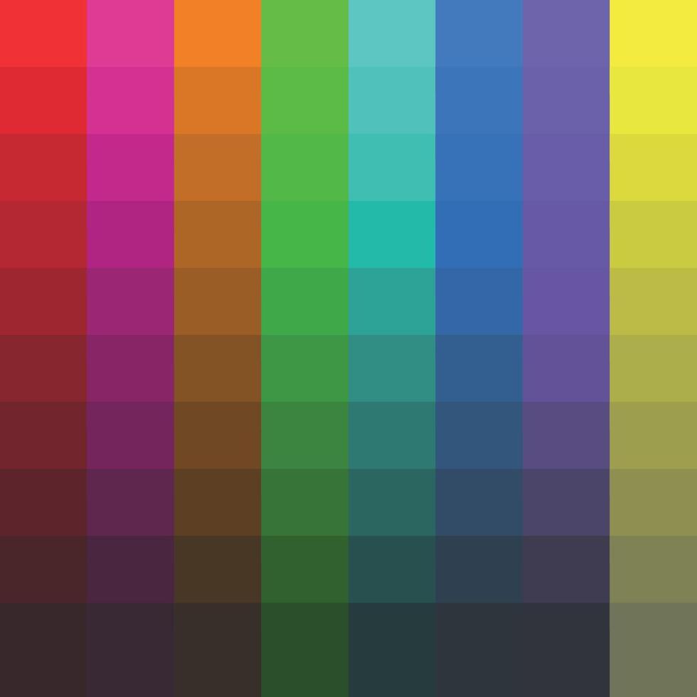 Trendy Modern Colorful Spectrum Color Palette vector