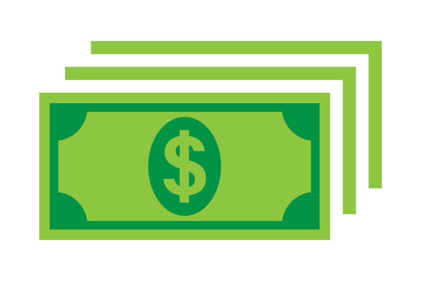 Dollar money cash icon simple design., vector