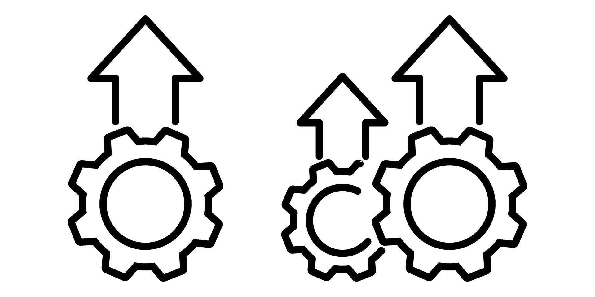 Operational excellence icon. vector