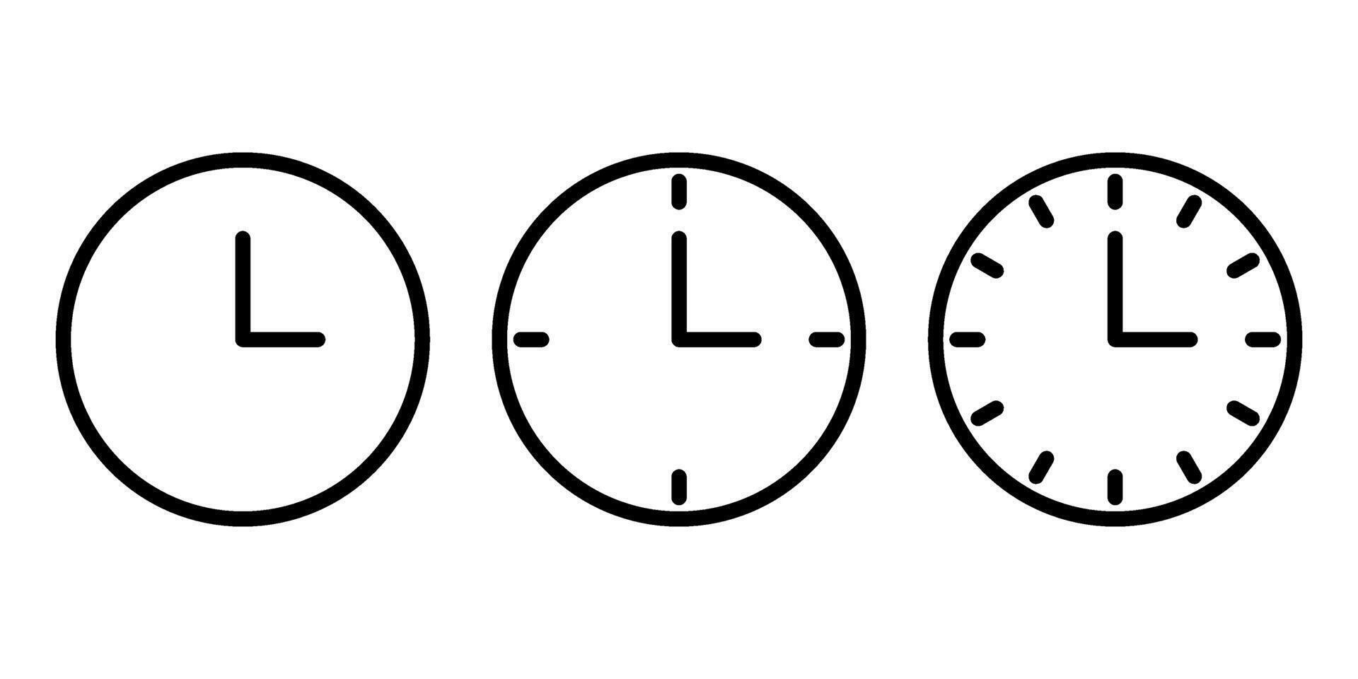 Time watch icons simple design vector