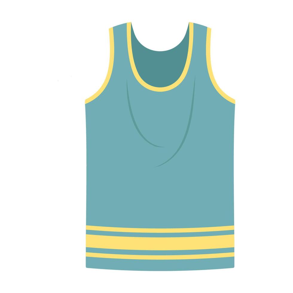 Light summer tops, shirt, and casual outfits for warm days vector