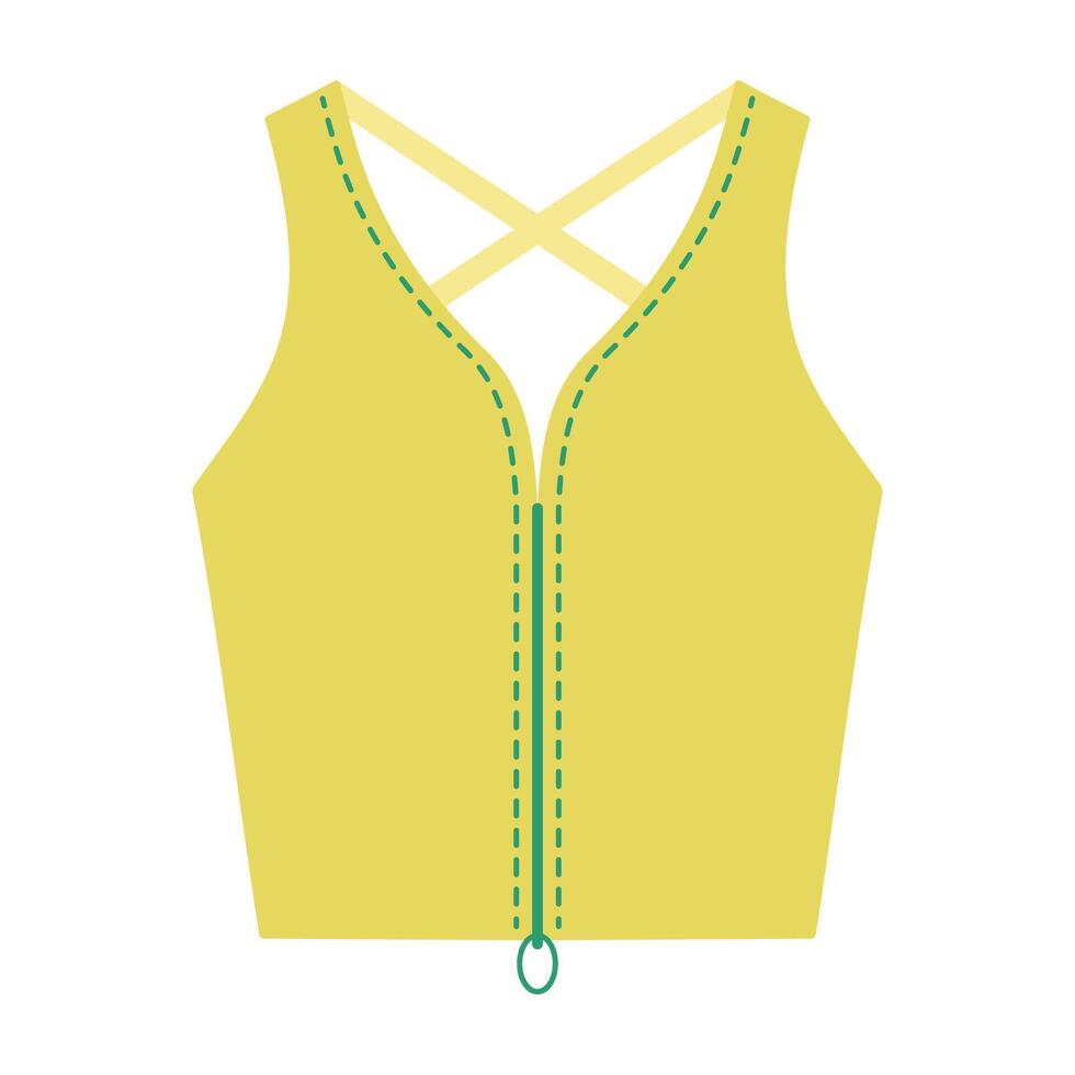 Light summer tops, shirts, and casual outfits for warm spring days vector
