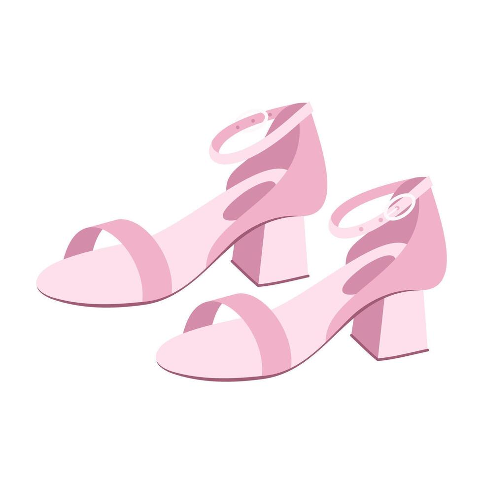 Beach clothes, and summer accessories for hot spring weather vector