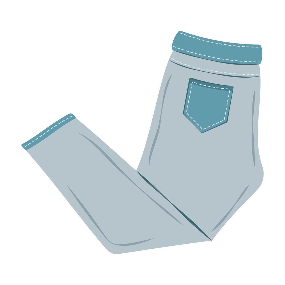 Light summer tops, shirts, and casual outfits for warm days flat. vector