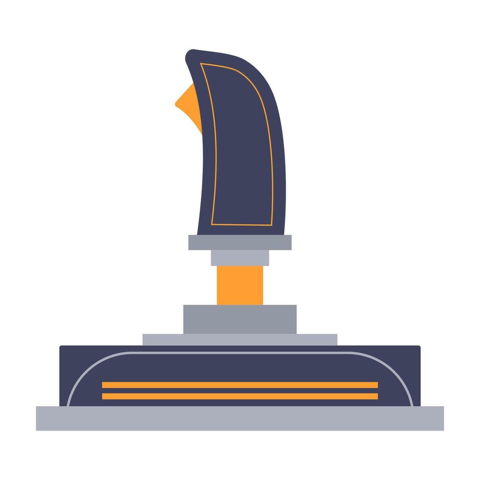 Icon of gaming controller, steering wheels, joysticks, and handheld game devices. vector