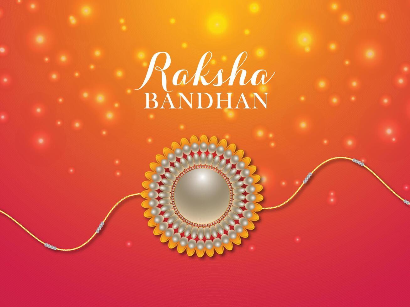 Happy raksha bandhan design concept background vector