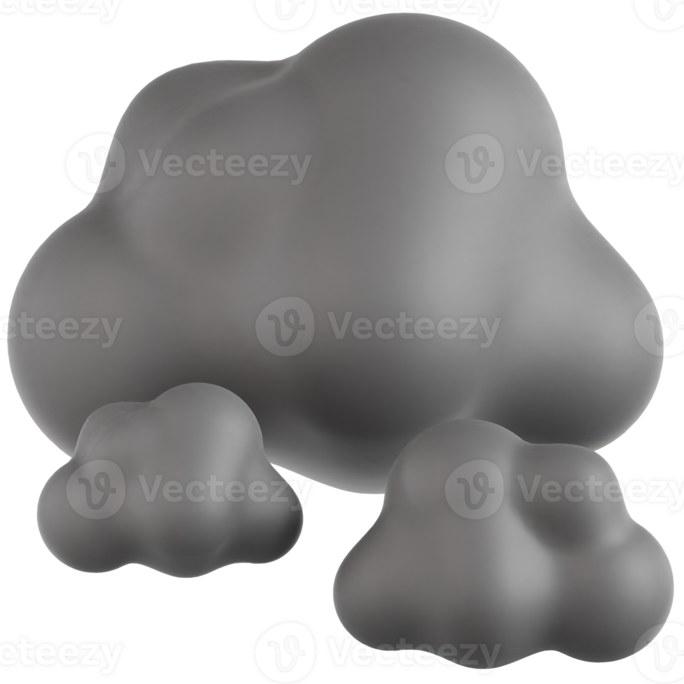 3D Ilustration Weather Overcast png