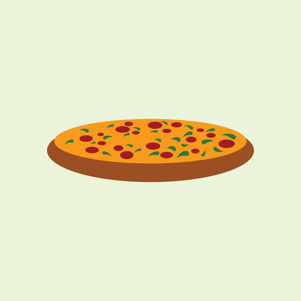 delicious pizza icon in isometric style. Design element illustration food symbol for various purposes. Italian fast food, pizza, Italian food vector