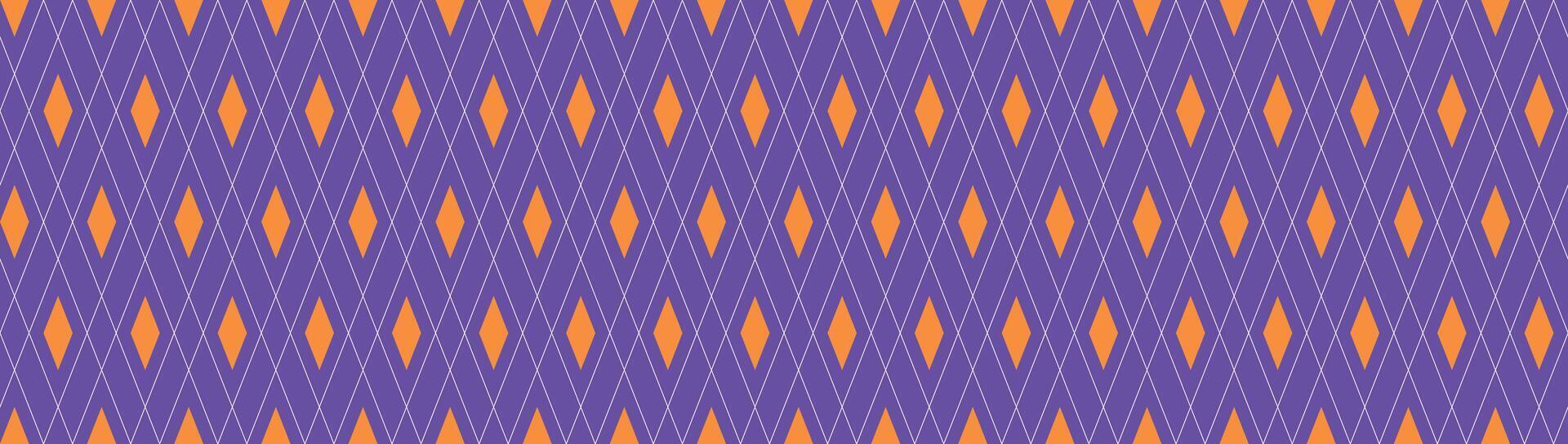 Halloween background plaid background with spooky autumn texture. Flat illustration isolated vector