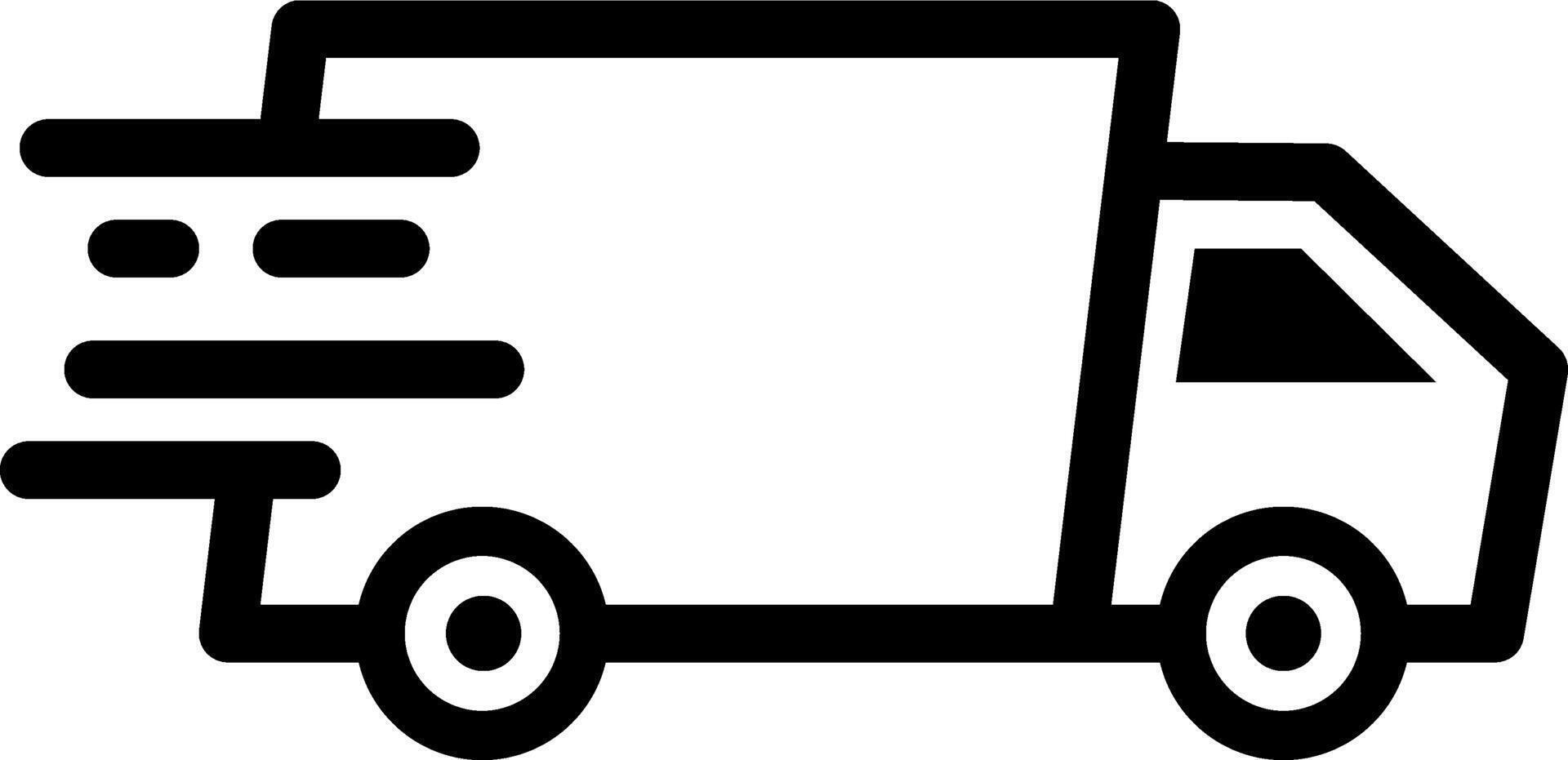 Dynamic Shipping and Delivery Truck Illustration vector