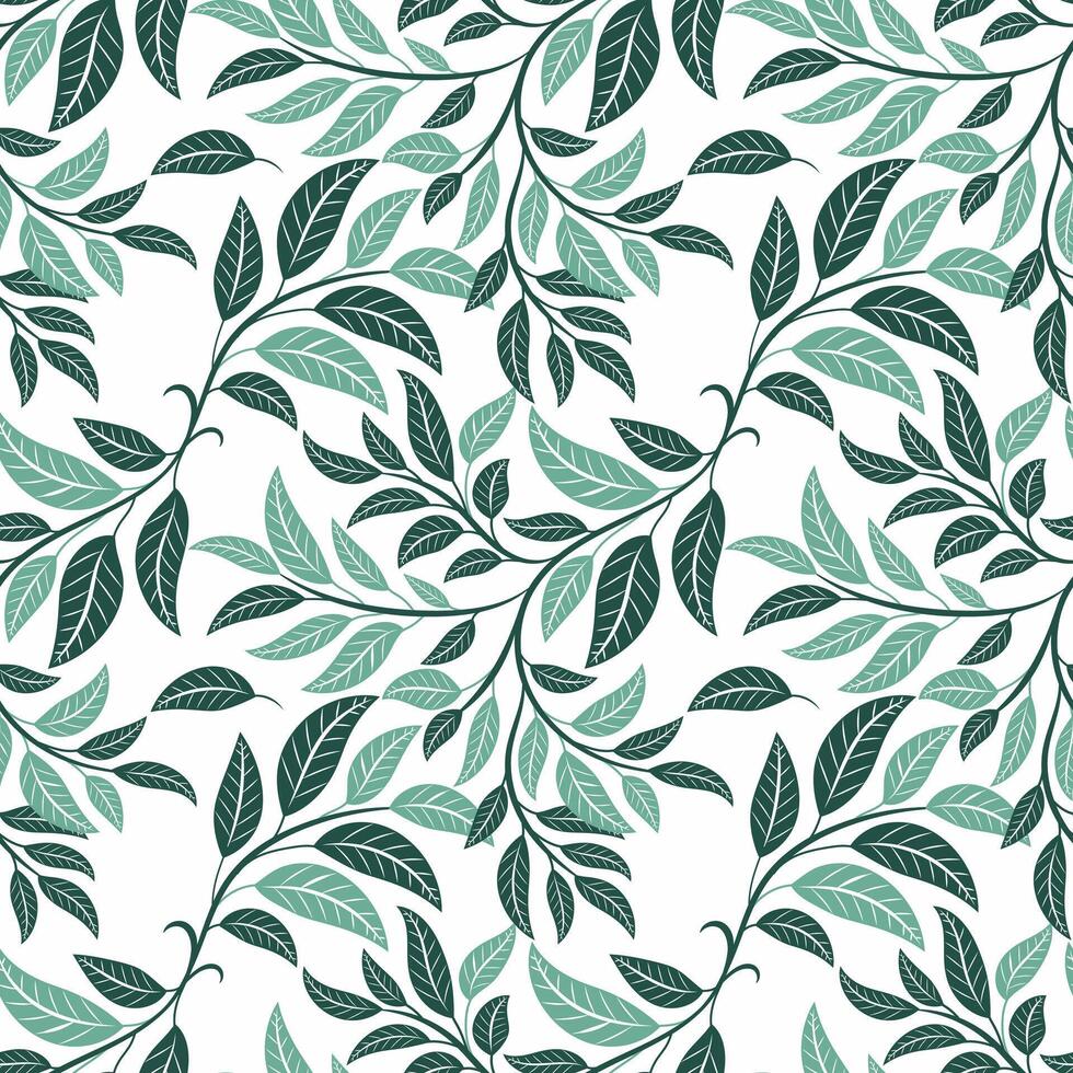Flower petal or leaves geometric pattern background. Repeating tile texture Pattern is clean usable for wallpaper, fabric, printing. vector