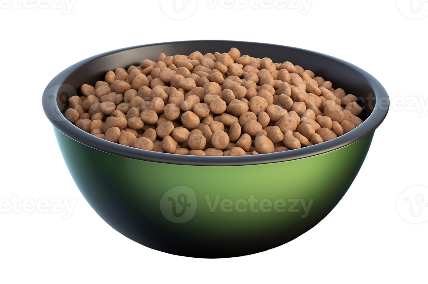 A green bowl filled with many crispy fried potato bites on a smooth surface png