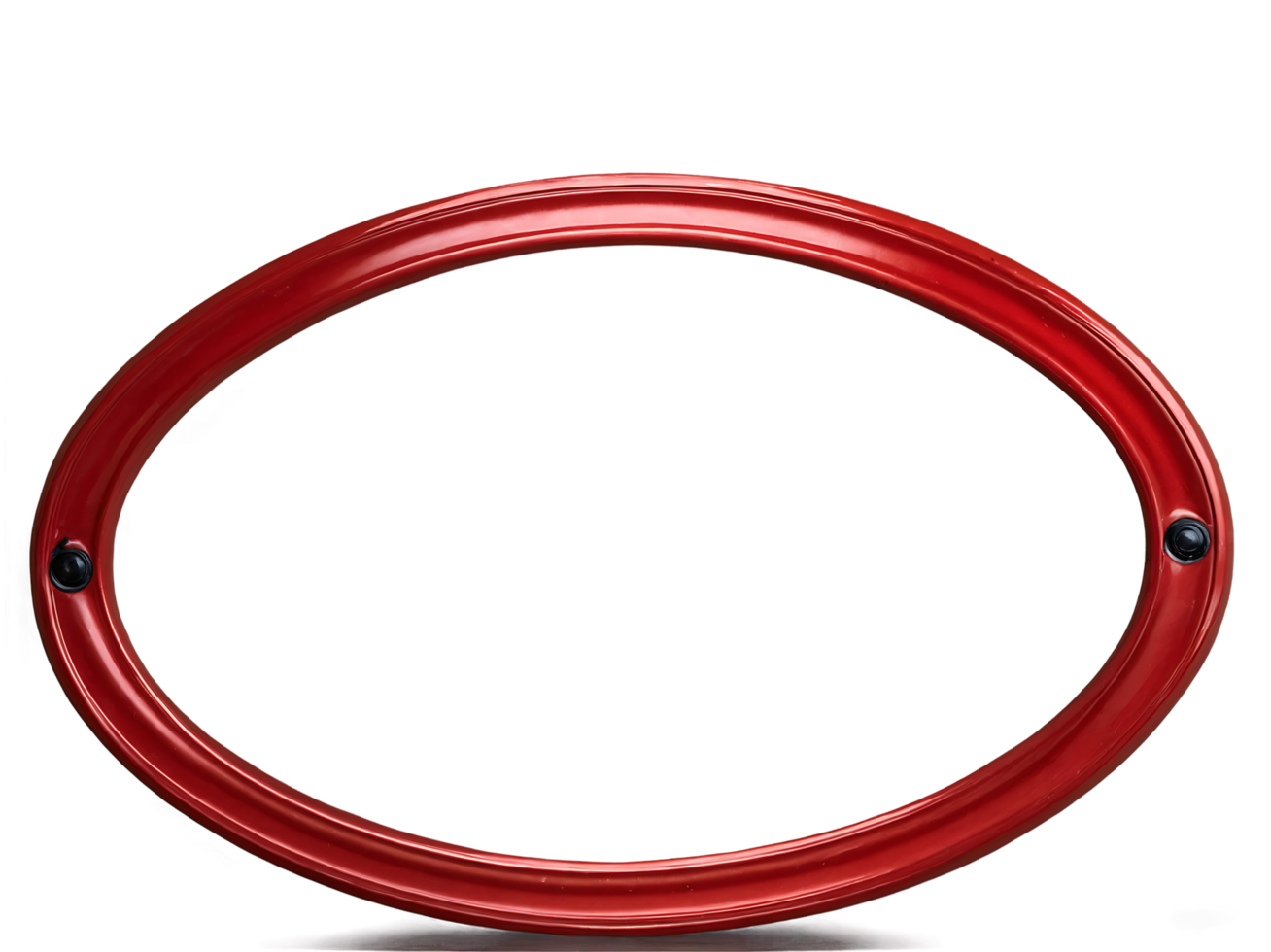 Red oval frame background design element png