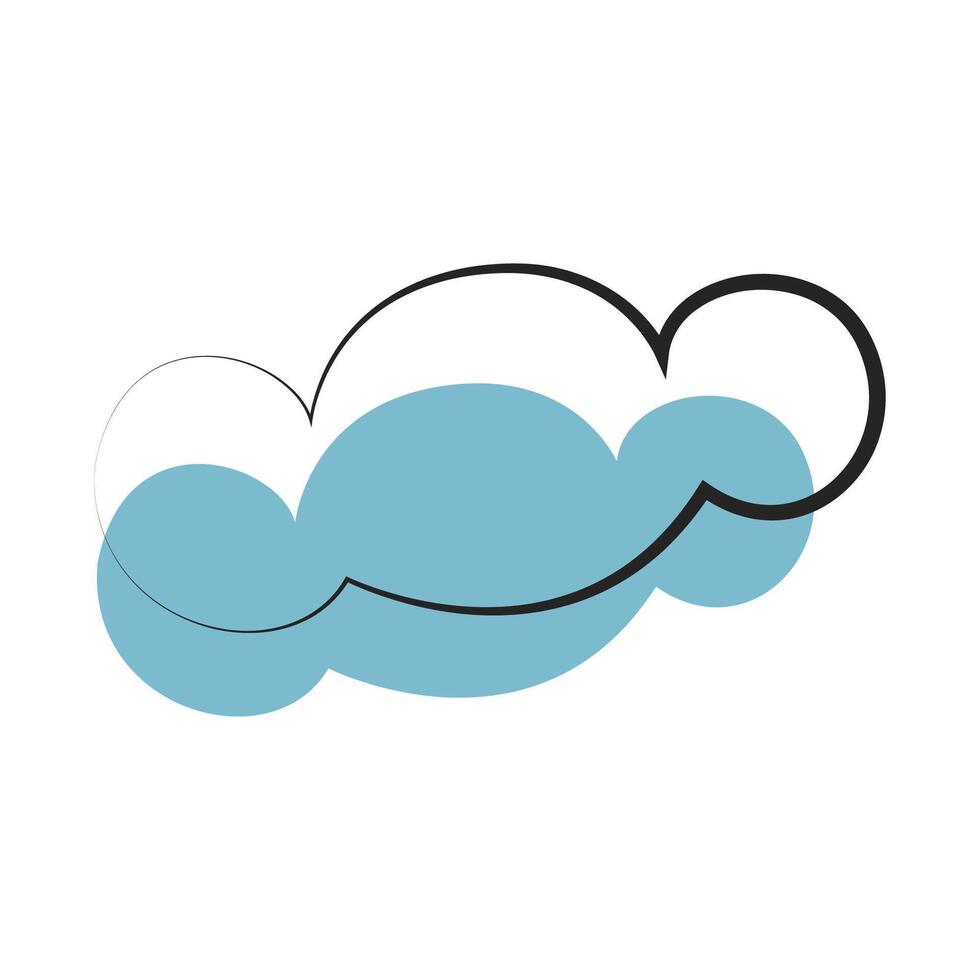 Cloud icon illustration vector