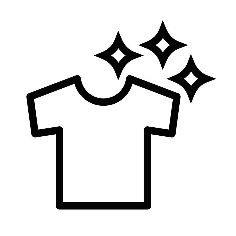 A black and white image of a shirt with stars vector