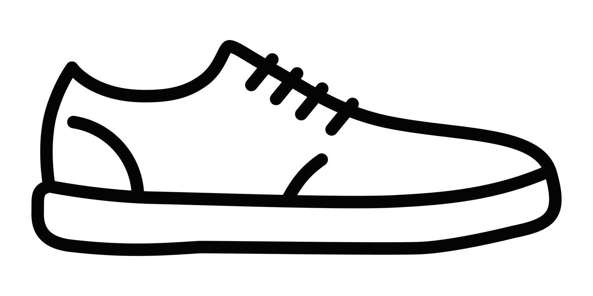 Shoe icon illustration vector