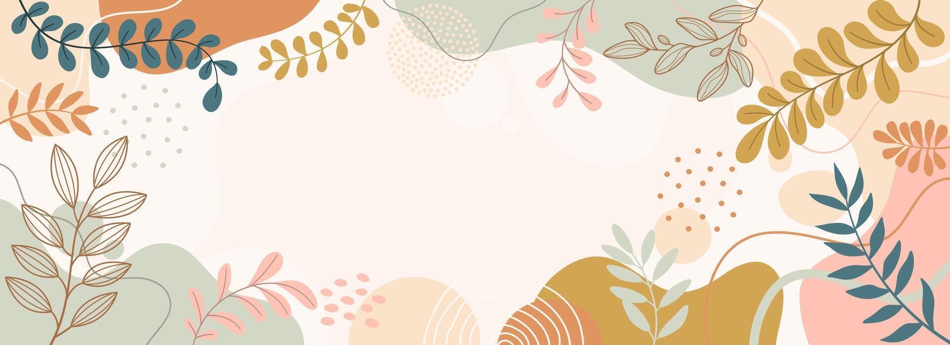 Spring background with beautiful design. vector