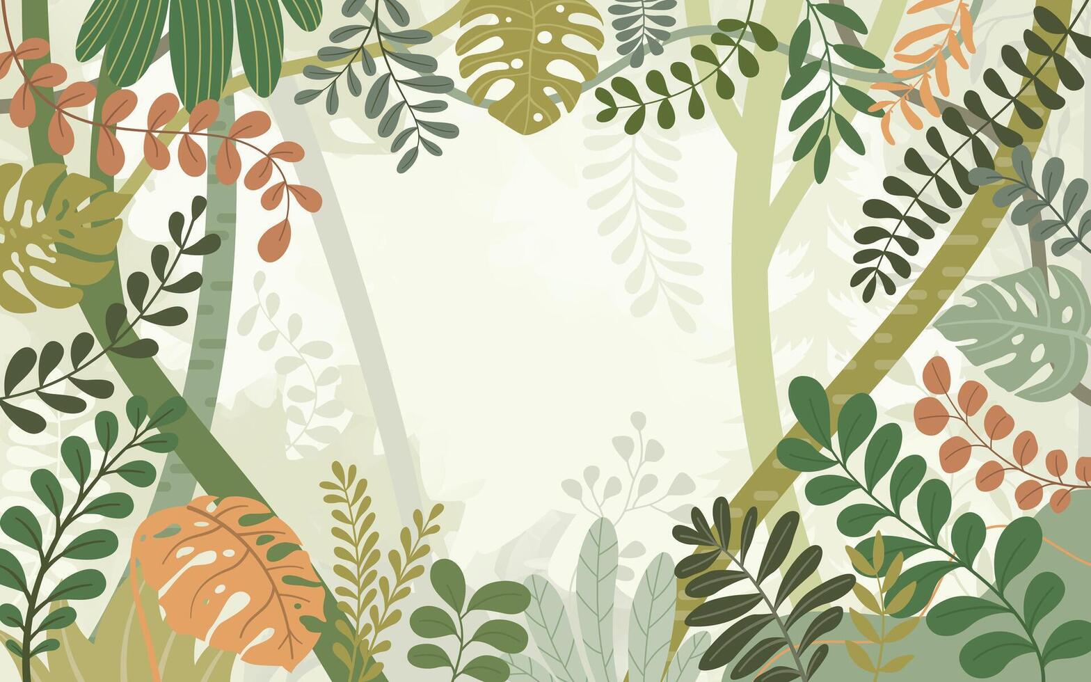 forest background art background with beautiful. vector