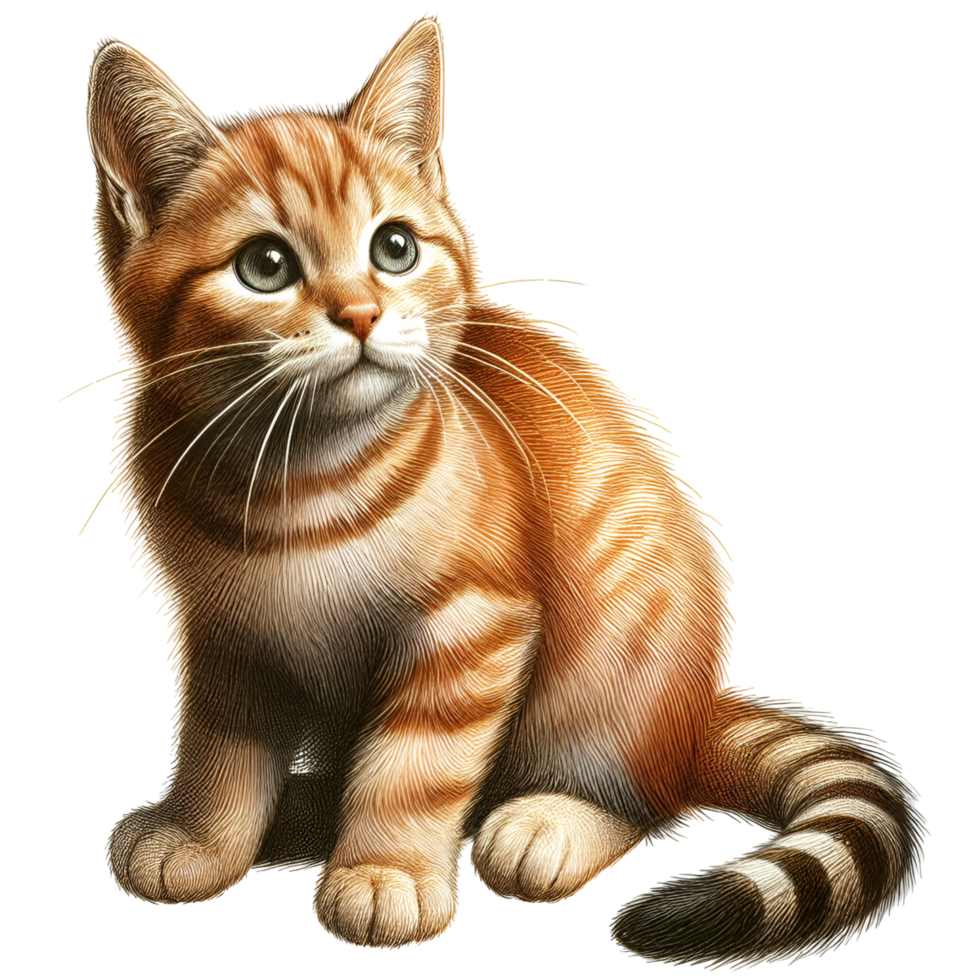 Cute Sitting Cat png