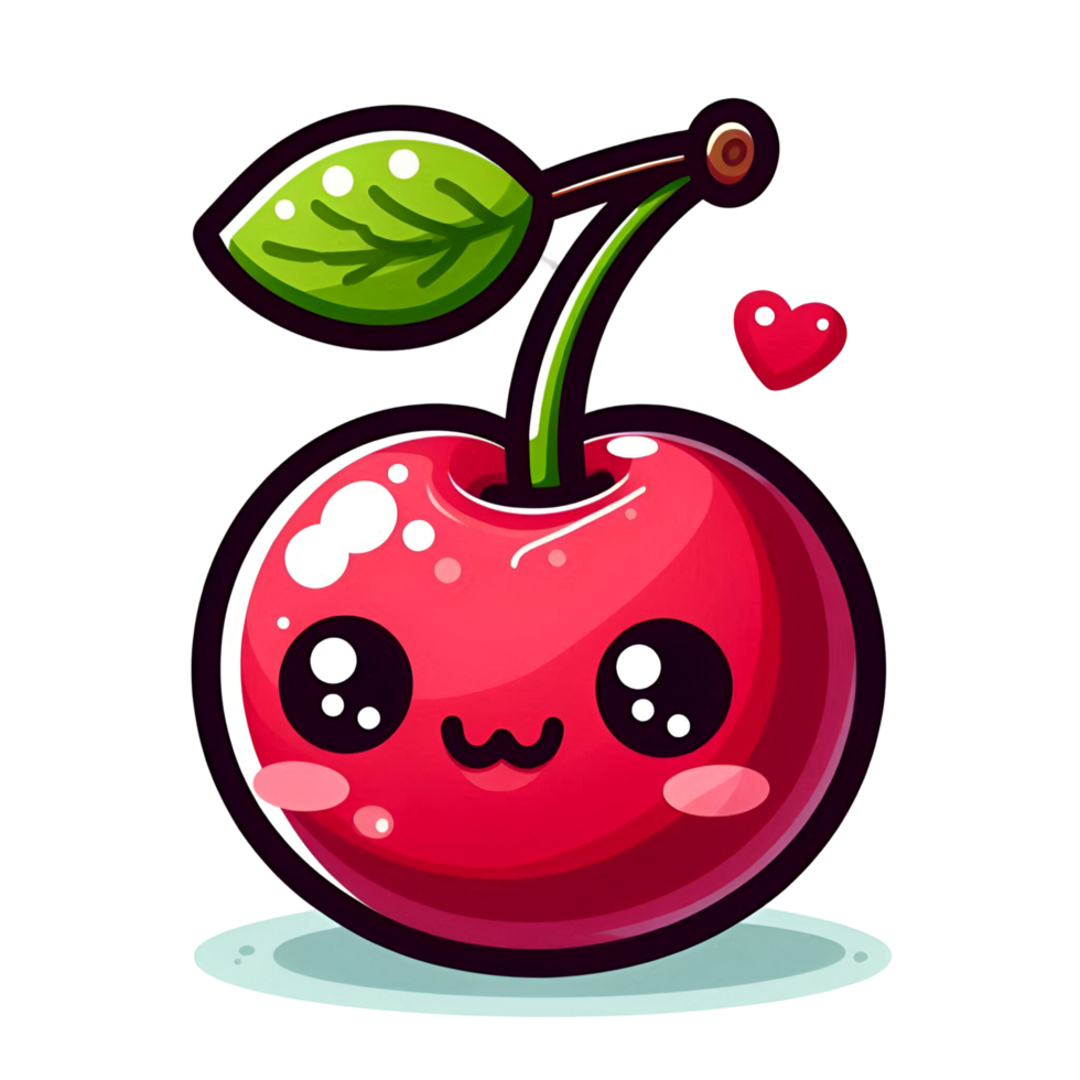 Adorable Cherry Character png