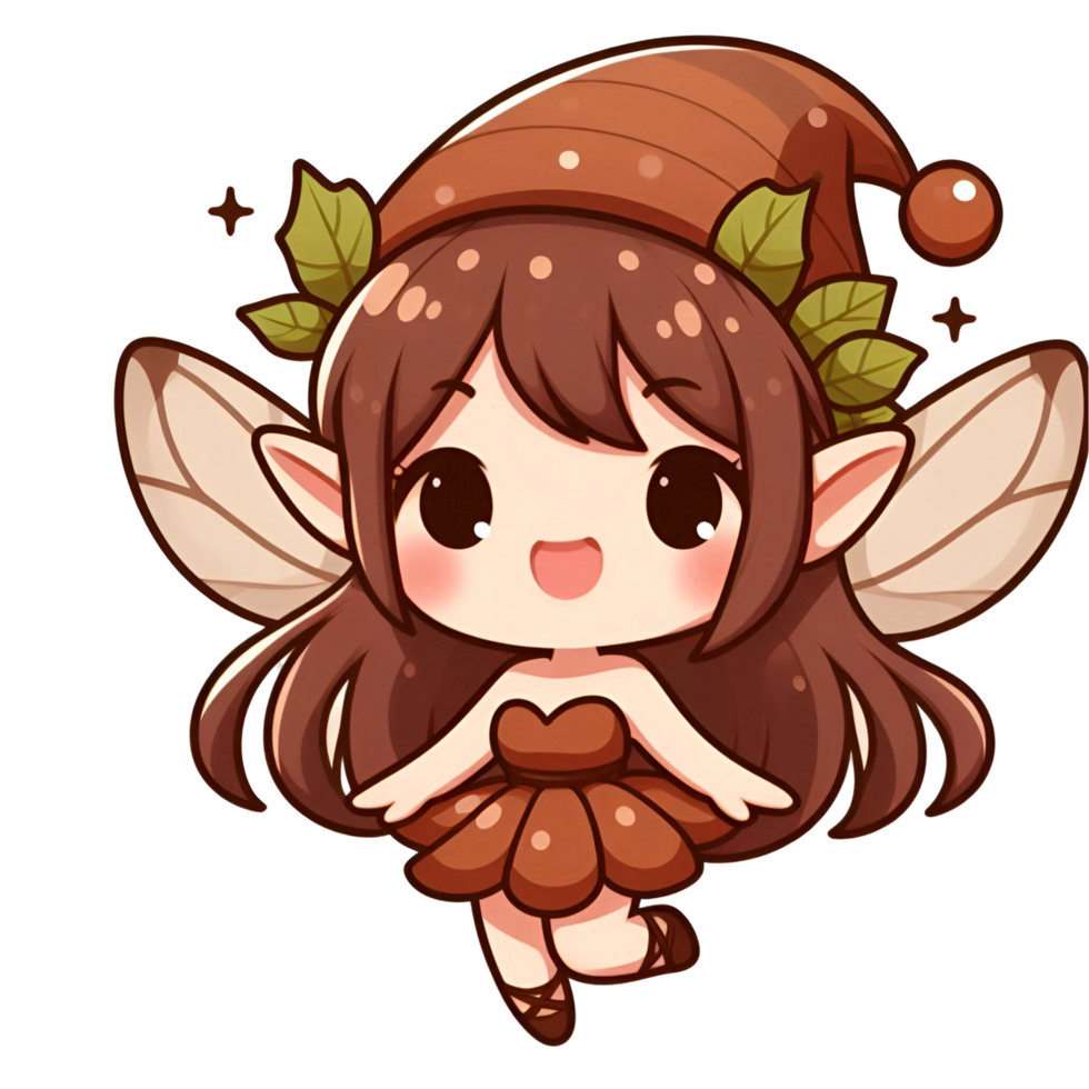 Brown Haired Fairy png